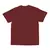 Camiseta Casual Vinho de costas
