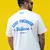 Camiseta Oversized Stay Focused - Branca - Aesir Store