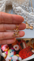 Colar de Urso liso com Zirconias no banho dourado