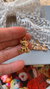 Colar de Urso liso Orgânico no banho dourado