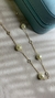 Imagem do Colar 35cm Tiffany com pérolas no banho Ouro