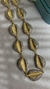 Choker de Búzios cravejada no banho Ouro