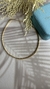 Choker texturizada com fecho jóia no banho Ouro - comprar online