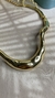 Choker Maximalista Orgânico no banho Ouro na internet