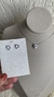 Conjunto de Coração Cristal no banho Ródio Branco - comprar online