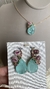 Conjunto Luxo Gota Turmalina com borboleta cravejada no banho Ouro na internet