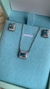 Conjunto Ice Cutting no Azul com banho Ródio Branco na internet