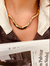 Choker Maximalista Orgânico no banho Ouro