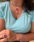 Colar Riviera com cravação Retangular no Cristal e fecho de joia - Camila Kruk Semijoias