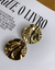 Brinco Orgânico Martelado no banho Ouro - comprar online