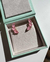 Ear Cuff Turmalina Rosa no banho Ouro