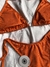 Bikini morley argolla - NARANJA en internet