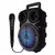 Imagem do Caixa de som bluetooth com microfone entrada usb fm sd luz led