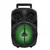 Caixa de som bluetooth com microfone entrada usb fm sd luz led na internet