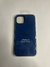 Silicone case Iphone 13 azul midnight