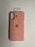 Funda Silicone case iphone 16 rosa chicle