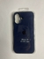 Funda Silicone case Iphone 16 Azul midnigth