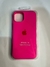 Silicone case Iphone 14 rosa fluor
