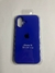 Funda Silicone case Iphone 16 azul electrico