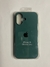 Funda Silicone case Iphone 16 verde musgo
