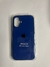 Funda Silicone case Iphone 16 azul francia