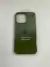 Silicone Case Iphone 13 Pro Verde Militar