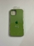 Silicone Case Iphone 14 Verde claro