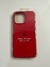 Silicone Case Iphone 14 Pro max Rojo opaco