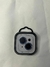 Vidrio protector individual con brillantina azul Iphone 14/14 plus