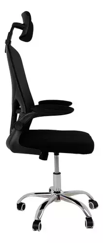 Silla de escritorio Kingshouse KHSO1B ergonómica negra con tapizado de mesh - comprar en línea