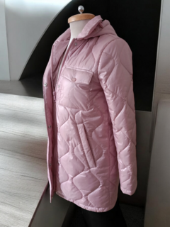 Chamarra Larga Casual Rosa Calvin Klein