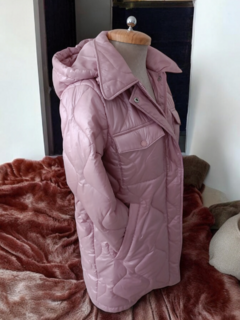 Chamarra Larga Casual Rosa Calvin Klein - comprar en línea