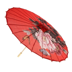 Sombrilla De Papel De Aceite Oriental Clásico