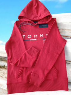 Tommy Hilfiger ADP baño M - Capucha con Logotipo apilado SudaderaHombre