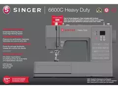 Máquina De Coser HD6605C SINGER