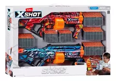Zuru X-shot Skins La Ultima Batalla 2 Escopetas 300 Dardos en internet