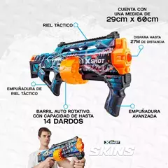 Zuru X-shot Skins La Ultima Batalla 2 Escopetas 300 Dardos - La Vendimia