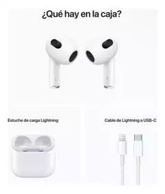 Apple Nuevos AirPods (Tercera generación) con Estuche de Carga Lightning - comprar en línea