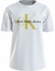 Remera blanca con logo Calvin Klein