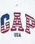 Remera GAP blanca con logo EEUU