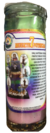 Veladora de gel Santa Muerte 7 potencias