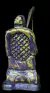 SANTA MUERTE SENTADA MORADA - MICTLÁN