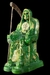 SANTA MUERTE SENTADA VERDE - comprar en línea