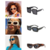 Kit 100 Óculos No Atacado Moderno Alto Qualidade Redondo, Retangular e Hexagonal para Masculino e Feminino - (cópia) - (cópia)