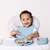PRATINHO EM SILICONE COM VENTOSA BUBA - AZUL - Raio de Sol Baby & Kids