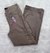 Jean wide leg cargo marron