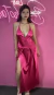 Vestido largo con tazas