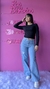 Jean wide leg con roturas