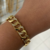 Pulseira Elos Cravejados E Lisos