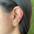 Piercing Fake Cravejado Zirc Preta - comprar online